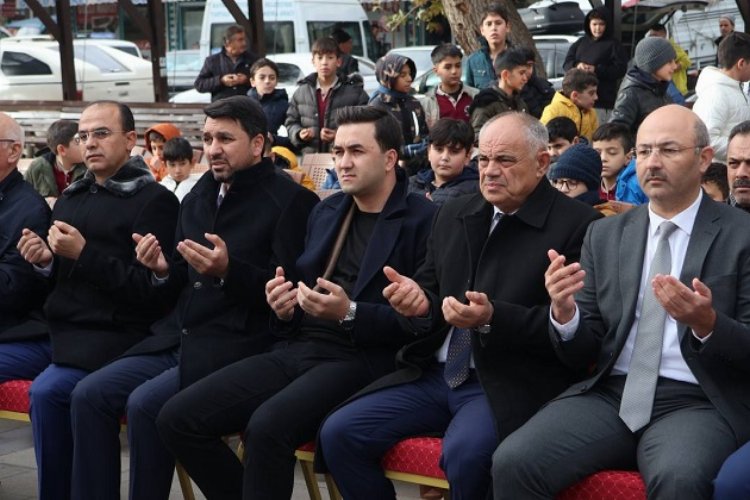 Kayseri Yahyalı'da Filistin'e destek kermesi