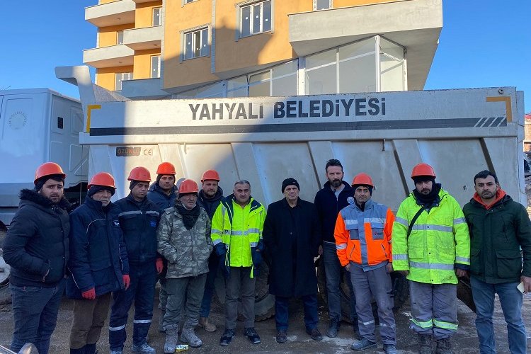 Kayseri Yahyalı'dan Kahramanmaraş'a hijyenik destek