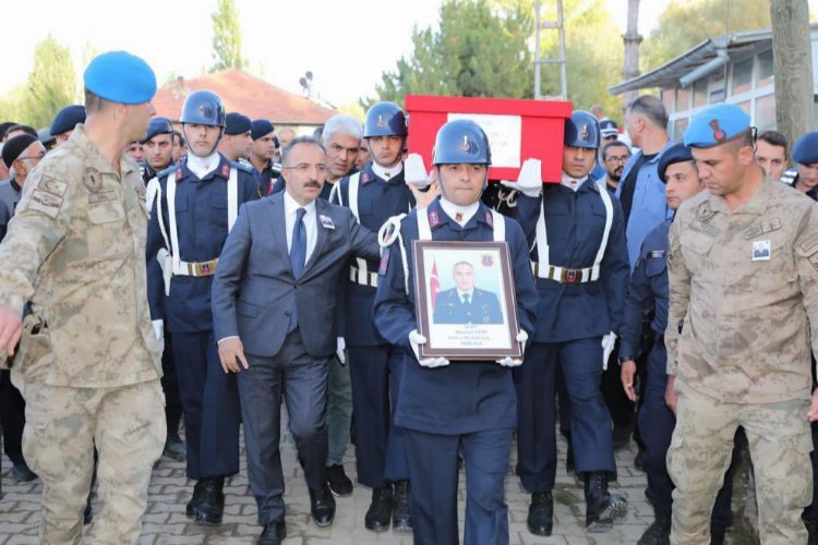 Kazaya müdahale sırasında şehit düştü! Kayseri'de toprağa verildi