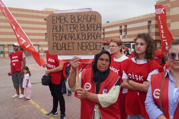 Keşan'da çoluk çocuk ailece haklarını aradı