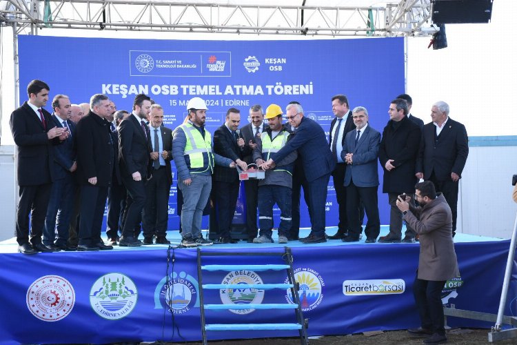 Keşan Gıda OSB’nin temeli atıldı