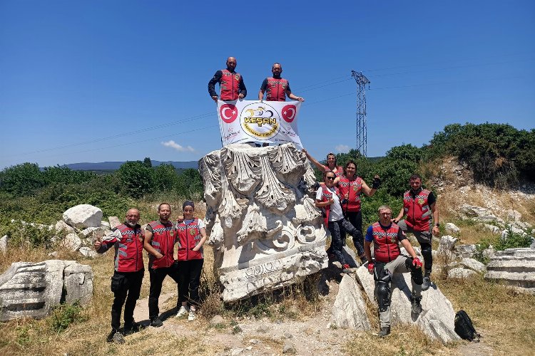 Keşan Motosiklet Kulübü Erdek'ten döndü