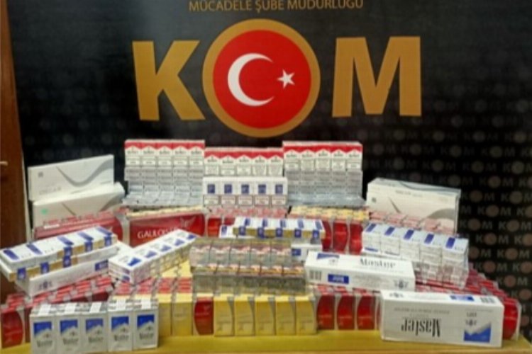 Kilis'te 2 bin 851 paket kaçak sigara yakalandı