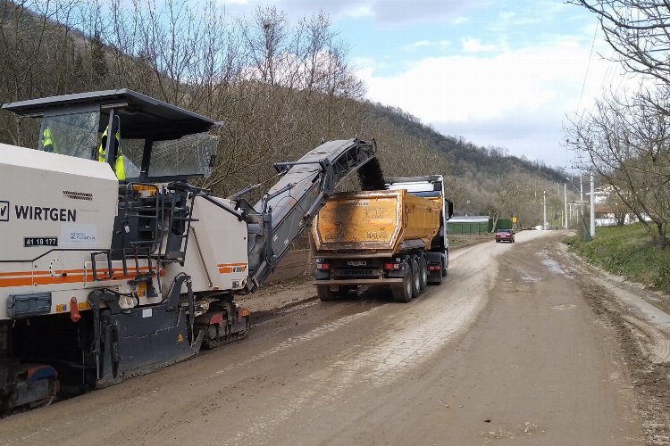 Kocaeli'de Yol Bakım Timi sahada