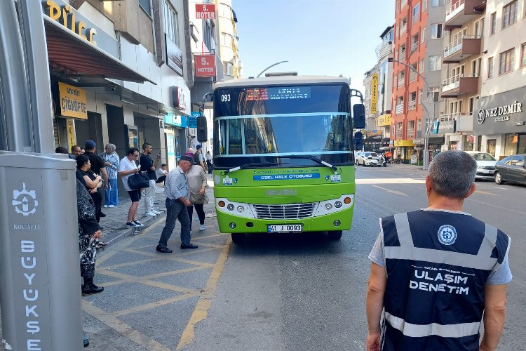 Kocaeli'den toplu taşıma araçlarına denetim