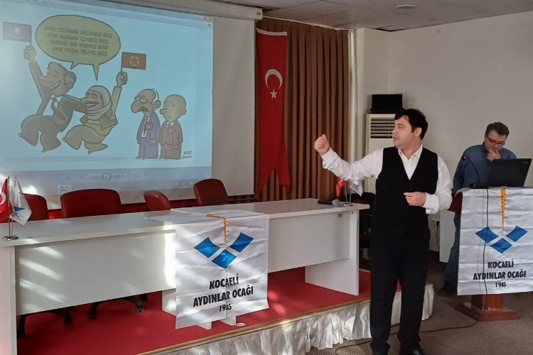 Kocaelili Aydınlar dünyaca ünlü karikatüristi ağırladı