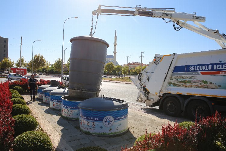 Konya Selçuklu'da akıllı atık sistemi yaygınlaşıyor