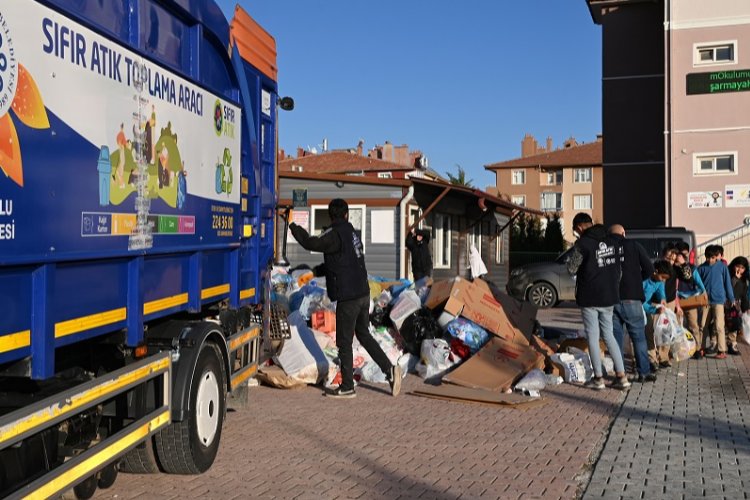 Konya Selçuklu'da okullar sıfır atık için yarıştı