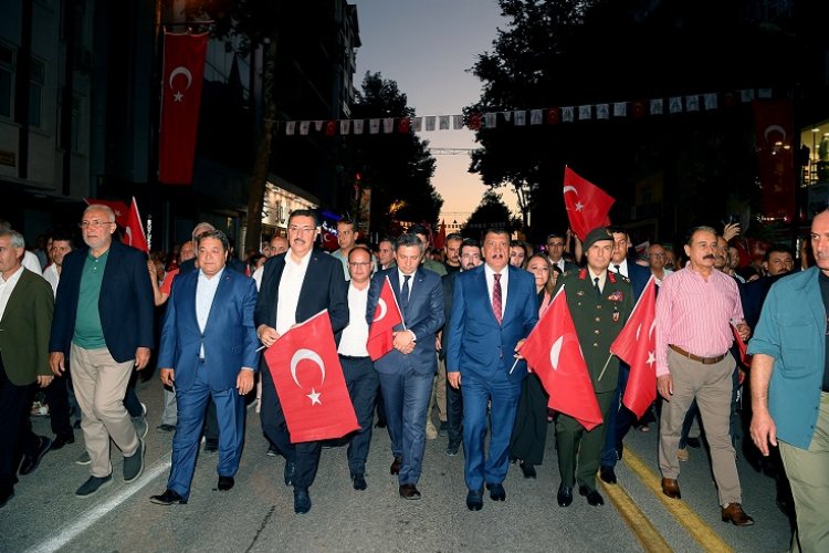 Malatya'da 15 Temmuz'a coşkulu tören