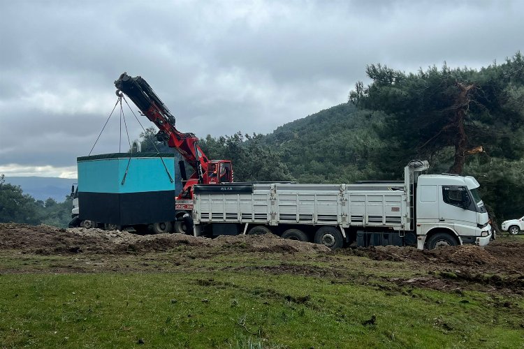 Manisa Akhisar'da Kurtulmuş'a yeni içme suyu deposu