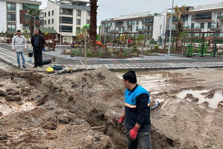 Manisa Akhisar'da yeni yerleşim bölgesine sağlıklı altyapı