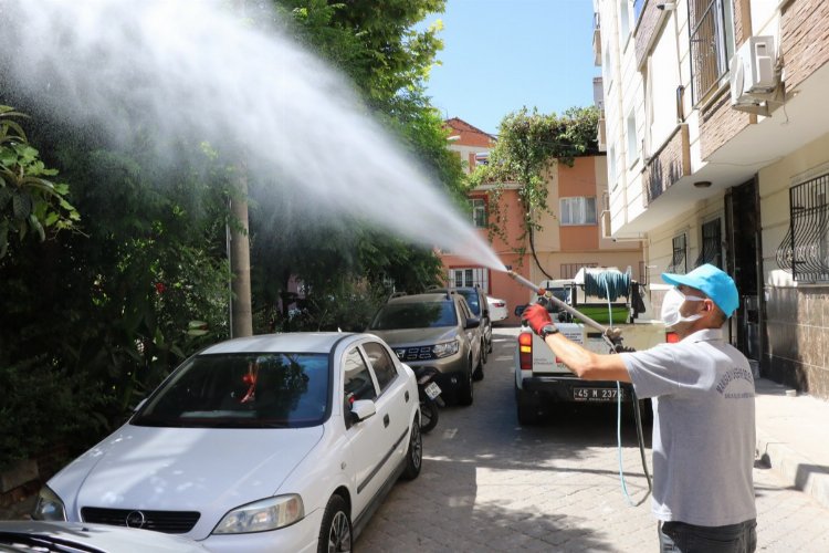 Manisa'da haşereyle mücadele sürüyor