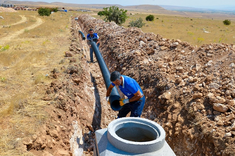 MASKİ'den Yazıhan Çivril'e 6 bin metre altyapı