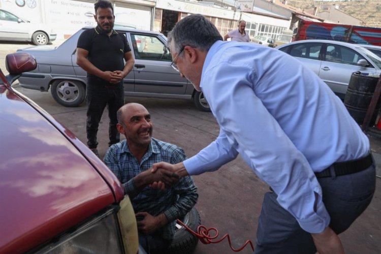 Mehmet Savran'dan yeni sanayi esnafına ziyaret