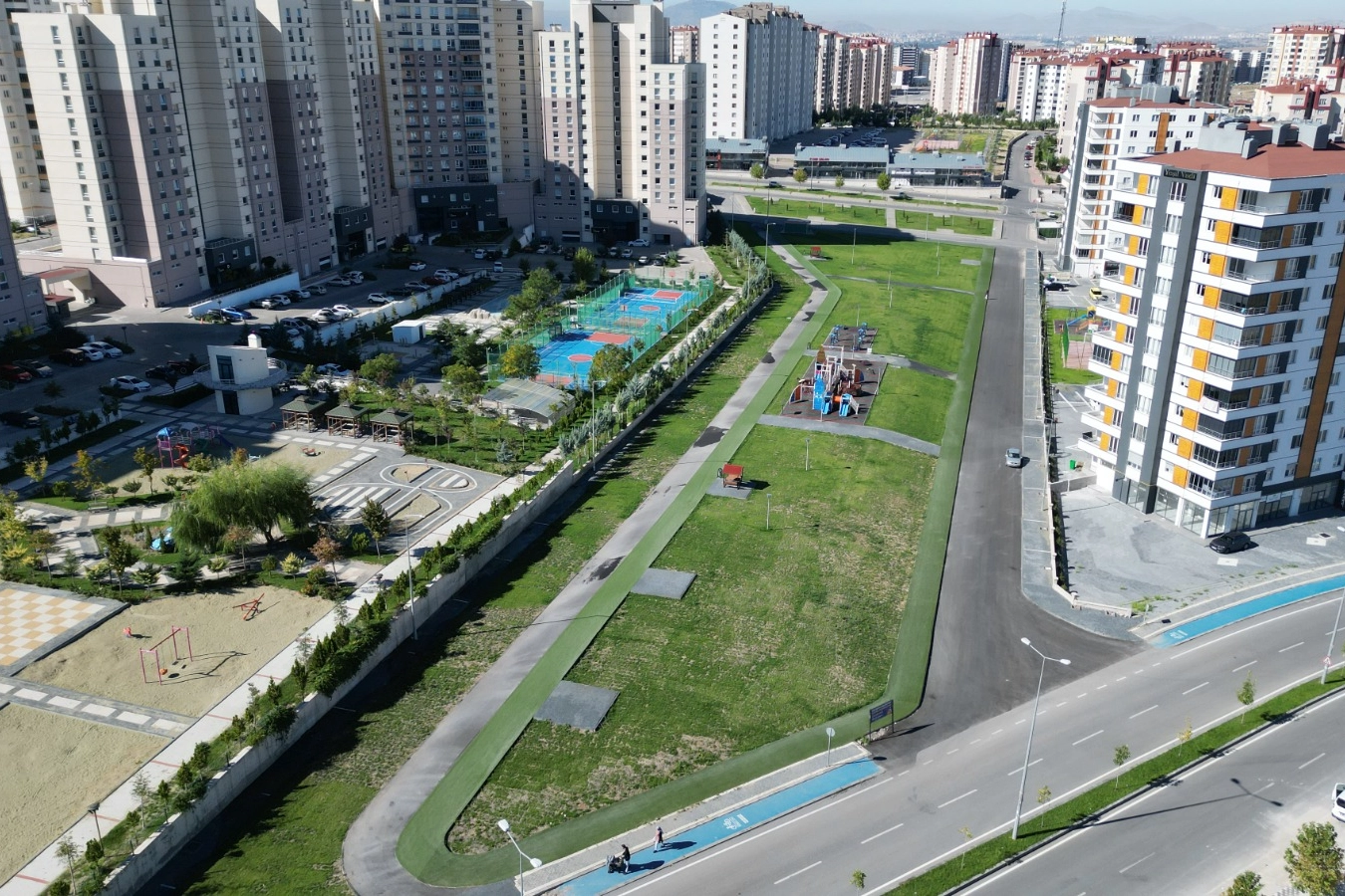 Melikgazi Belediyesi İldem'e devasa bir park kazandırdı