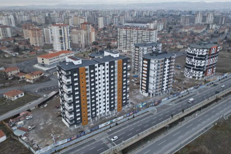 Melikgazi'de dönüşüm blokları hızla tamamlanıyor