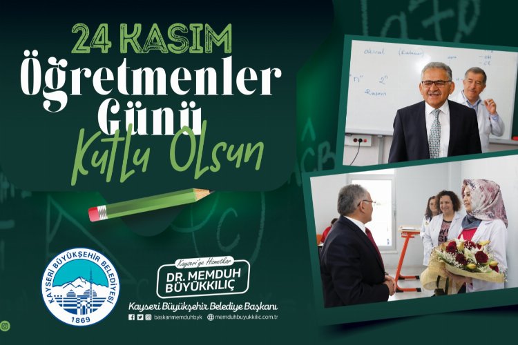 Memduh Büyükkılıç'tan 24 Kasım mesajı