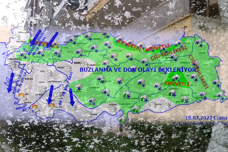 Meteoroloji'den 'sarı' ve 'turuncu' uyarı