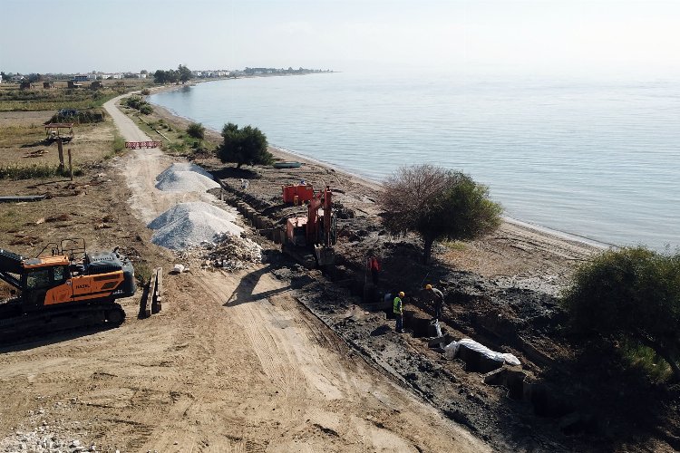 Milas Ören'de altyapı çalışmaları sürüyor