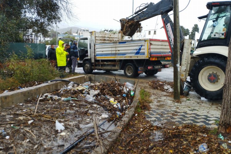 Muğla Büyükşehir yoğun yağışlara karşı teyakkuzda