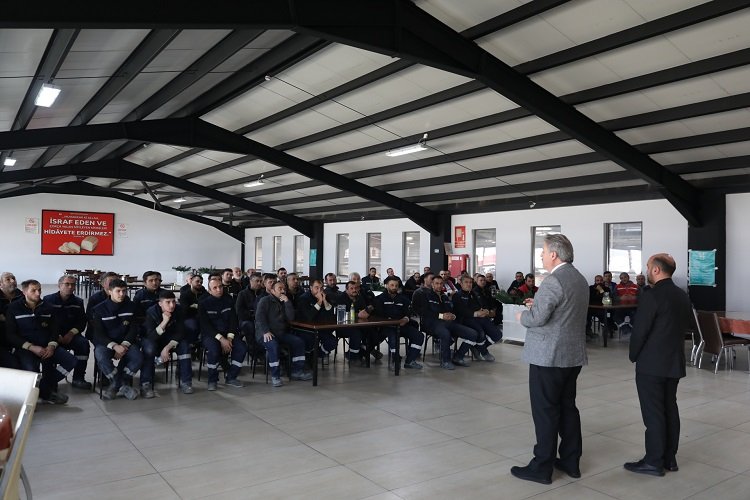 Mustafa Palancıoğlu'ndan fabrika işçilerine ziyaret