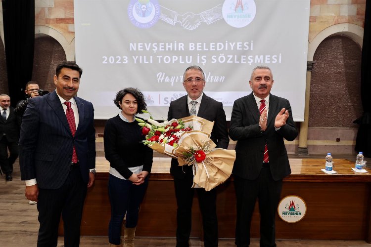 Nevşehir Belediyesi'nde toplu sözleşme sevinci