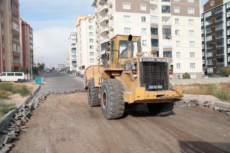 Nevşehir Cevher Dudayev'de asfalt çalışması