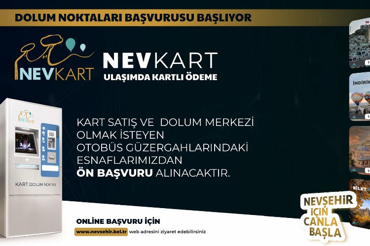 Nevşehir esnafına NEVKART fırsatı