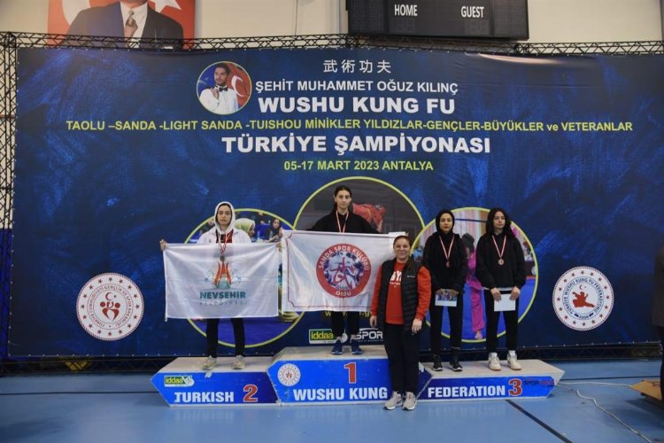 Nevşehirli sporculardan Wushu Kung Fu başarısı