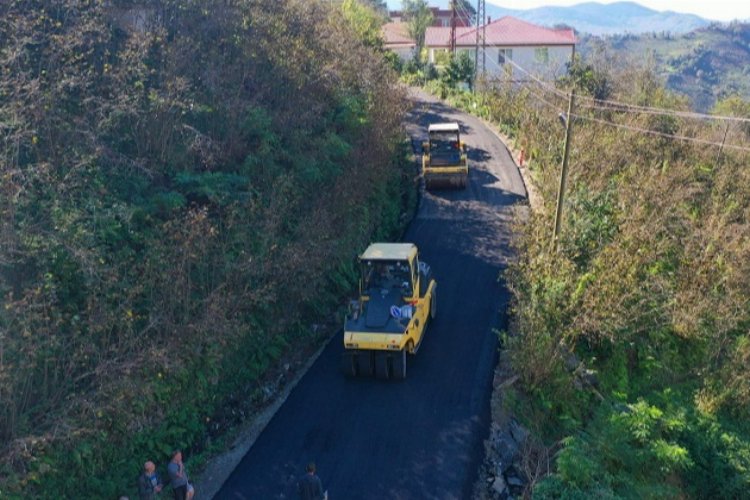 Ordu Büyükşehir'den asfalt mesaisi