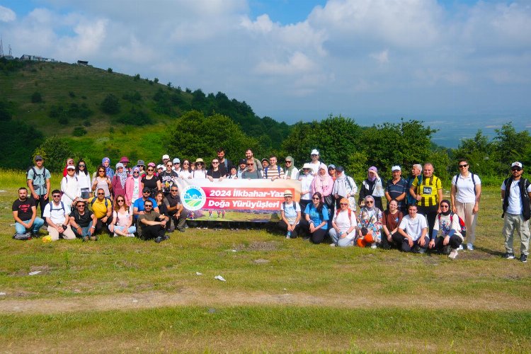 Sakarya'da bahar yürüyüşleri Sapanca'da tamamlandı