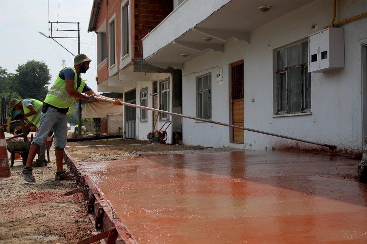 Sakarya'da Çaybaşı’na geniş ve ferah kaldırımlar