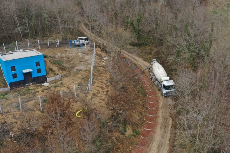 Sakarya Yukarıdereköy'de içme suyu deposu hazır