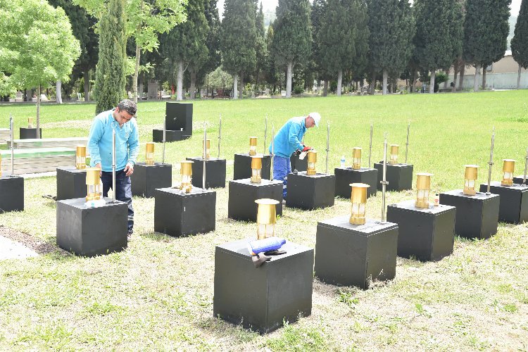 Soma Maden Şehitliği'nde çalışmalara devam