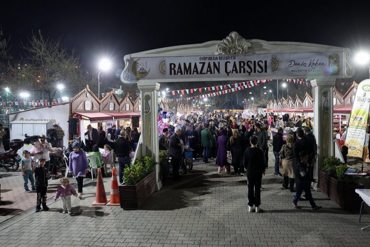 İstanbul Eyüpsultan'da Ramazan Çarşısı ilgisi