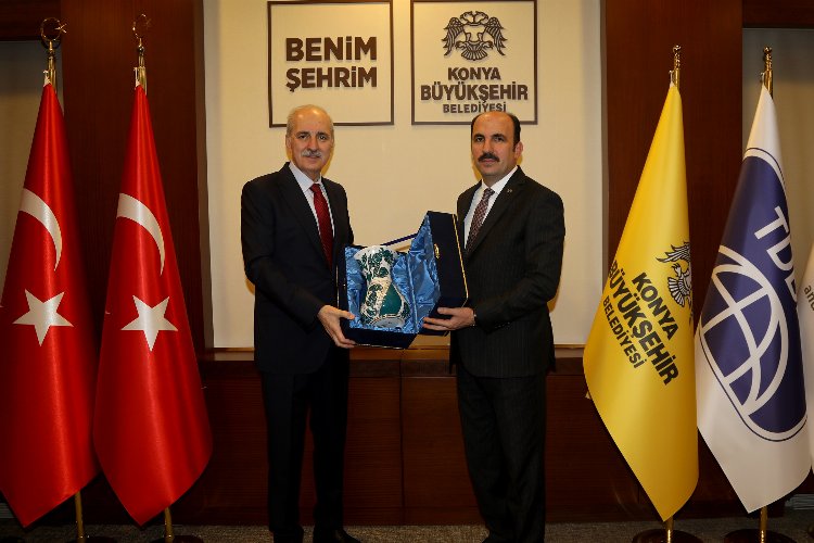 TBMM Başkanı Kurtulmuş'tan Konya'ya nezaket