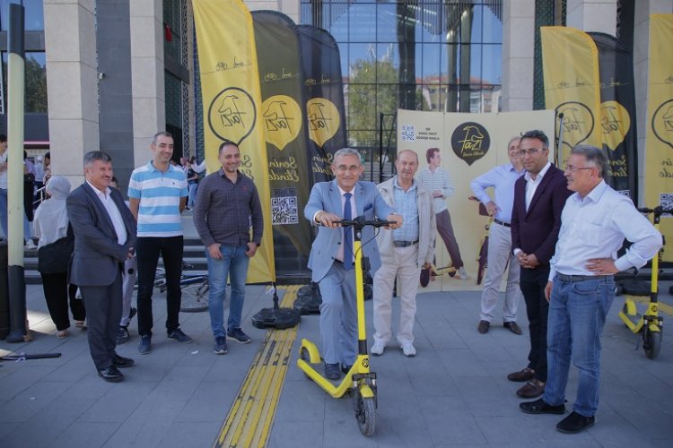 200 e-scooter Kütahya sokaklarında