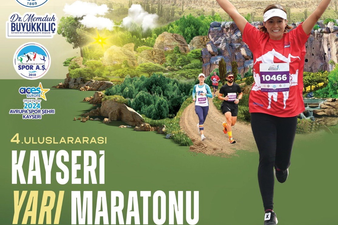 4’üncü Uluslararası Kayseri Yarı Maratonu'nda geri sayım başladı