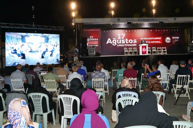 Acının 23’üncü yıl dönümü Sakarya'da anıldı