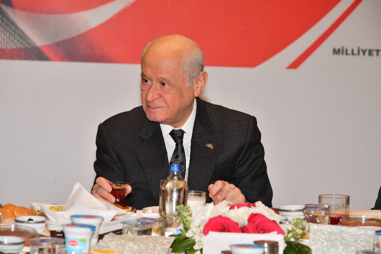 Bahçeli şehit aileleriyle iftarda buluştu