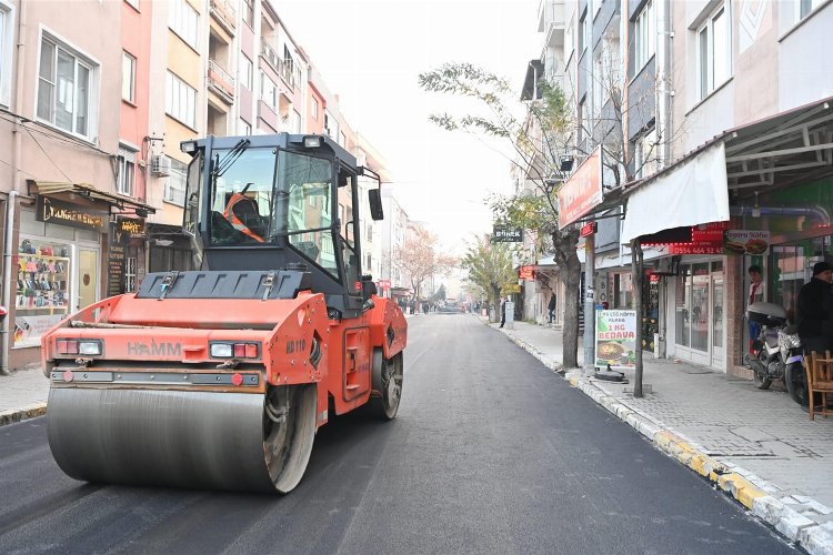 Balıkesir Bağlar'da asfalt çalışması