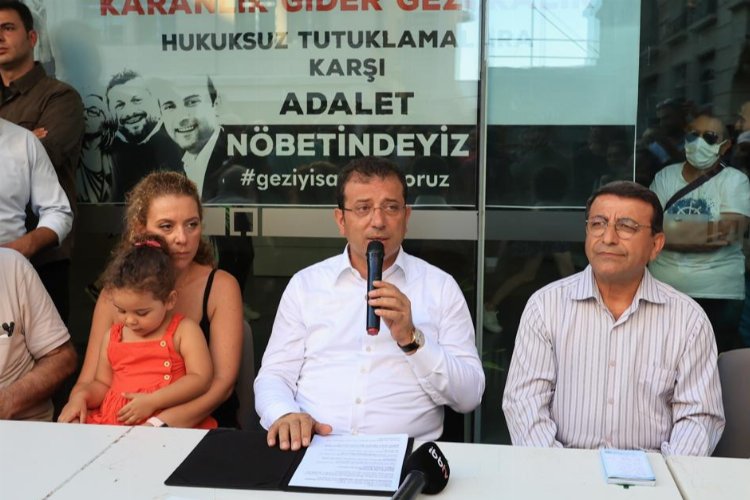 Başkan İmamoğlu'ndan 'Gezi Nöbeti'ne destek