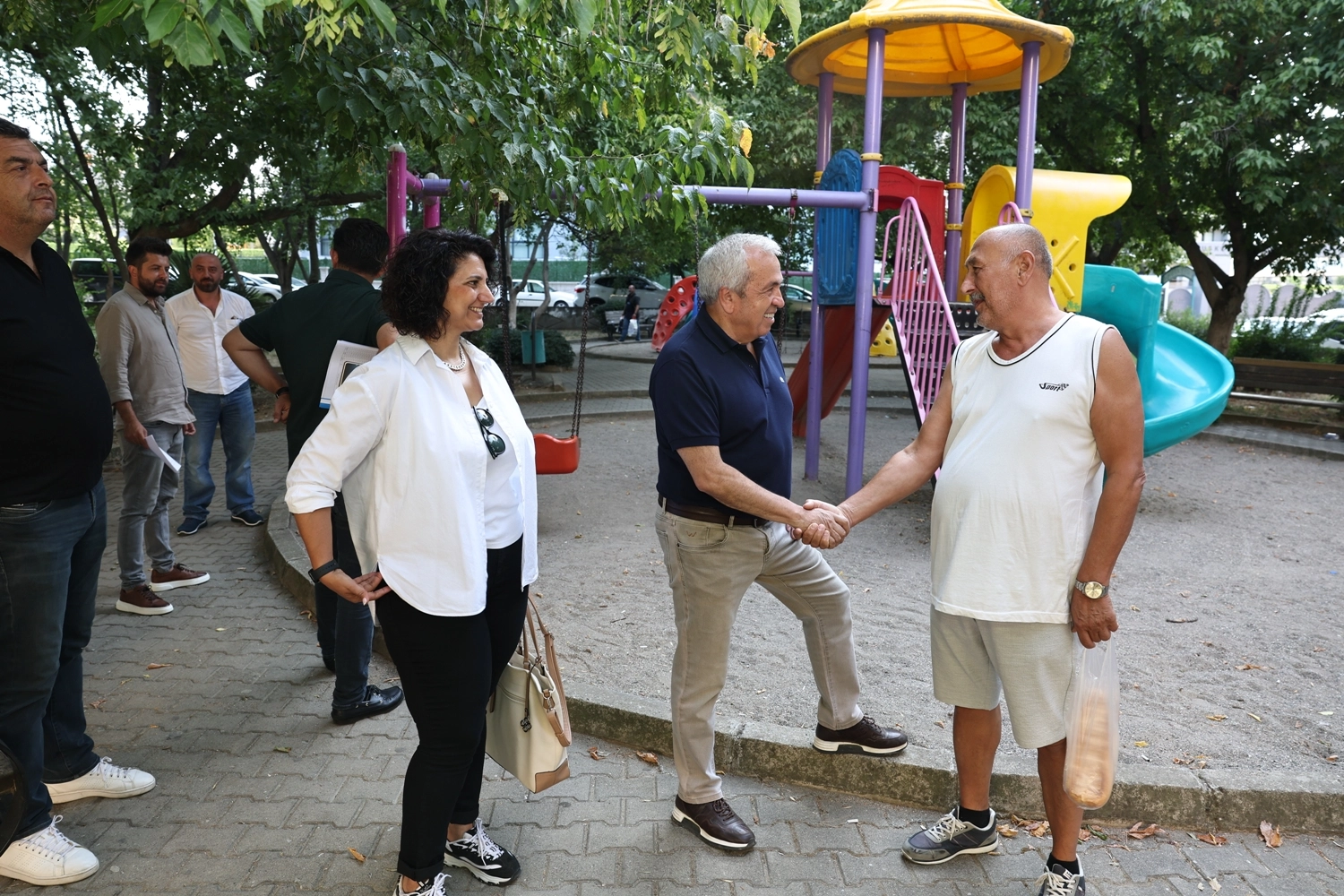 Başkan Şadi Özdemir'den Nilüfer'in parklarına yerinde inceleme