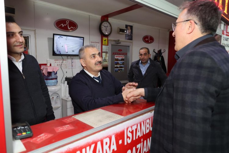 Başkan Savran'dan terminal ziyareti