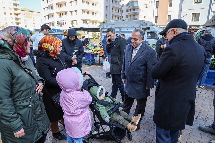 Başkan Yalçın'a yoğun ilgi