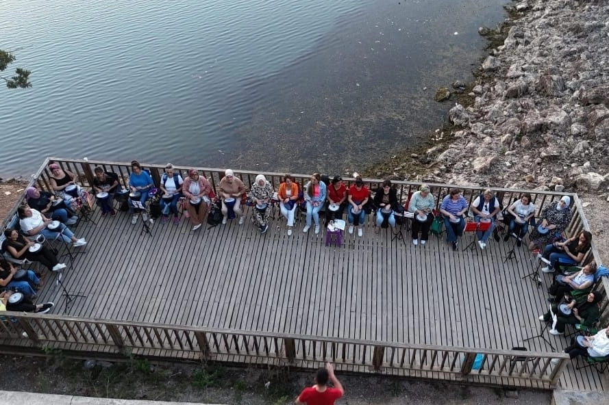 Bilecik'te Güneş Spor'lu kadınlardan ritmik proje