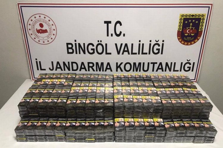 Bingöl'de kaçak sigara operasyonu