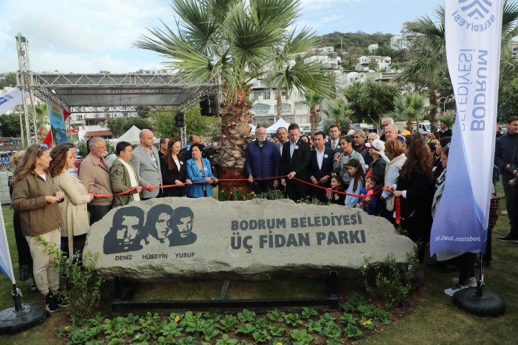 Bodrum'da 'Üç Fidan Parkı' açıldı