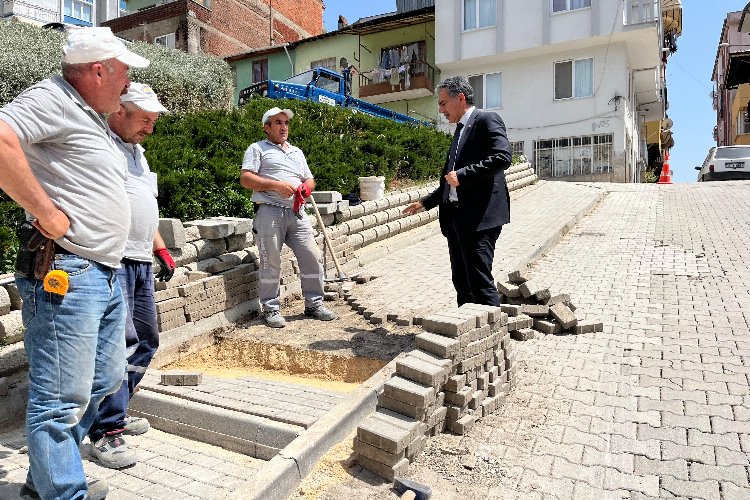 Bursa Gemlik'te ulaşıma merdiven kolaylığı