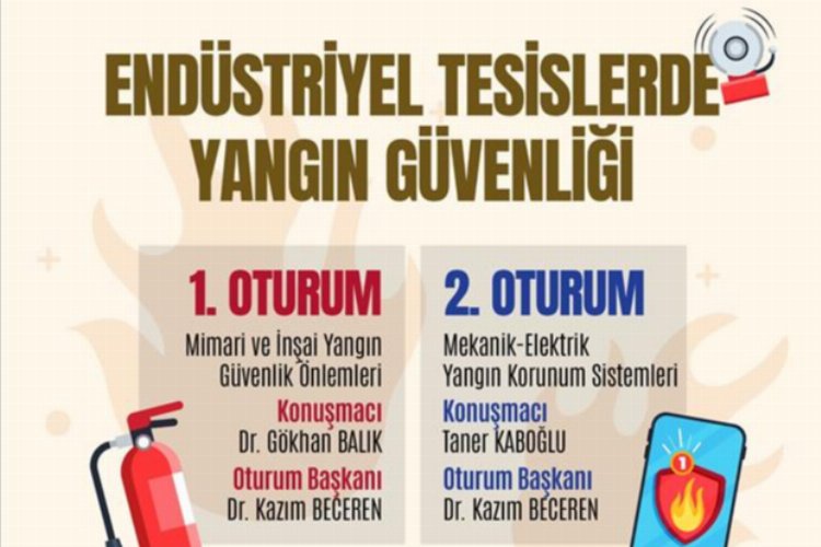 Bursa İnegöl'den 'yangın güvenliği' semineri